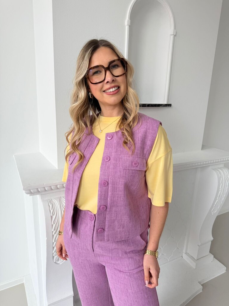 Amanda gilet purple