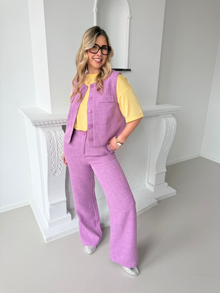 Amanda gilet purple