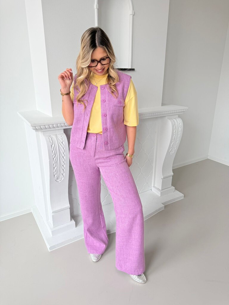 Amanda gilet purple