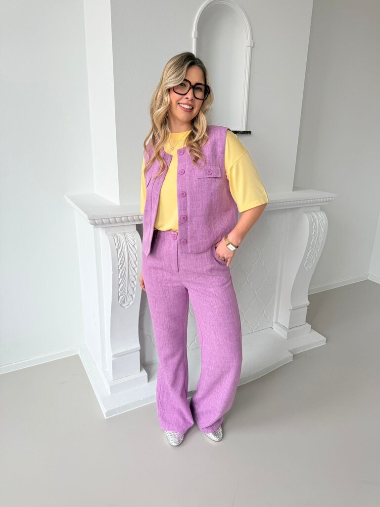 Leona pantalon purple