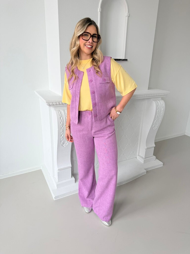 Leona pantalon purple