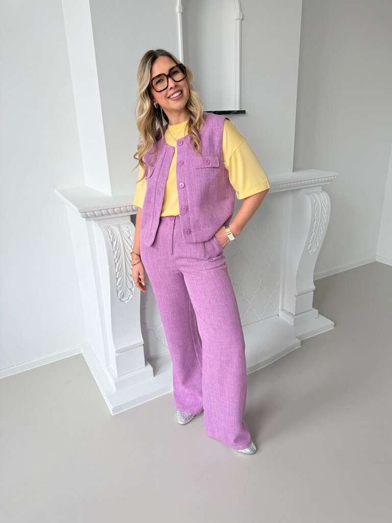 Leona pantalon purple