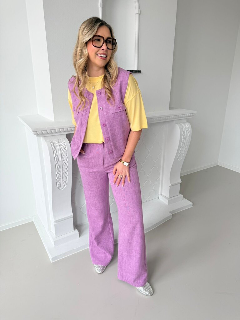 Leona pantalon purple