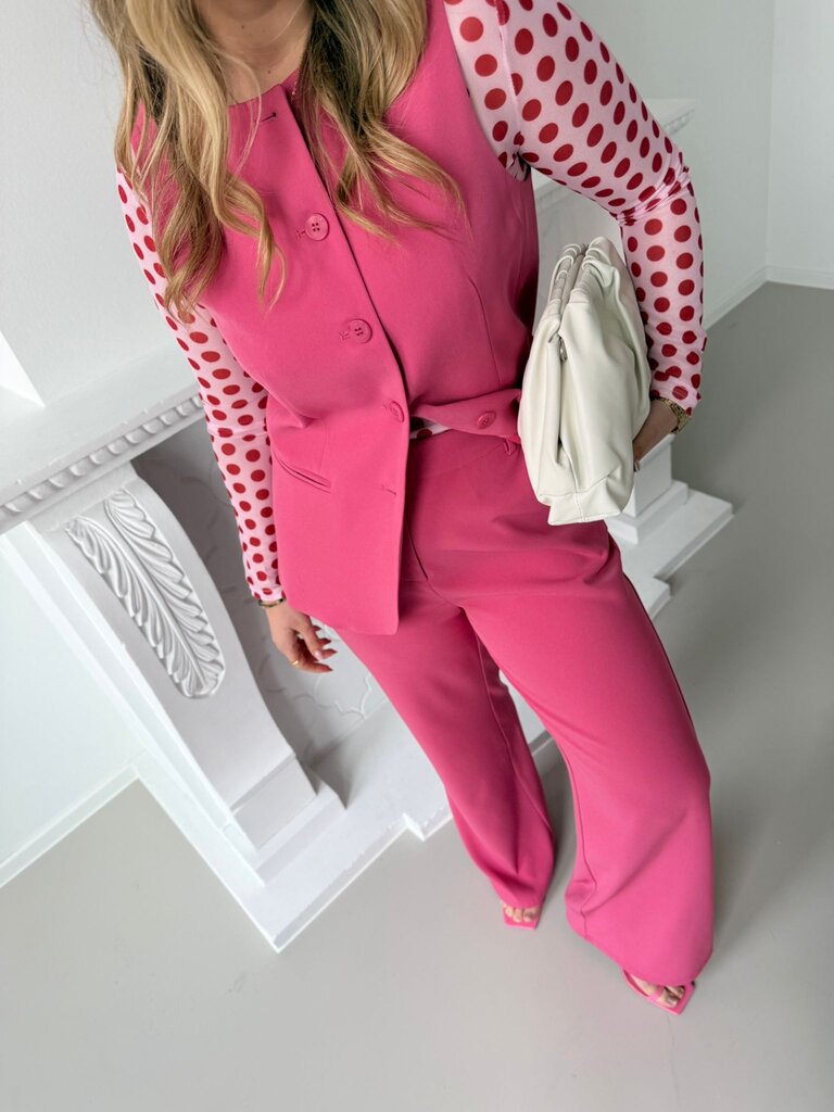 Solange pantalon berry pink