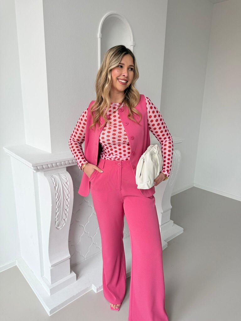 Solange pantalon berry pink