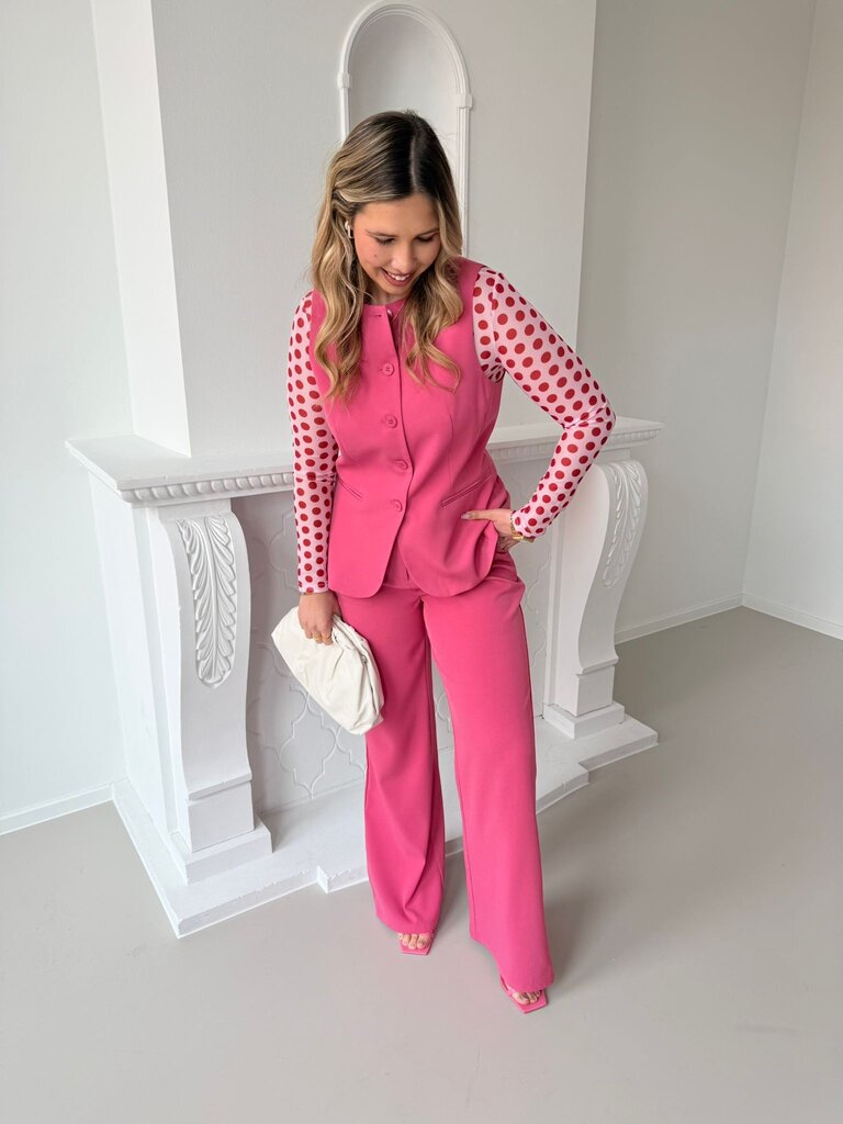 Solange pantalon berry pink