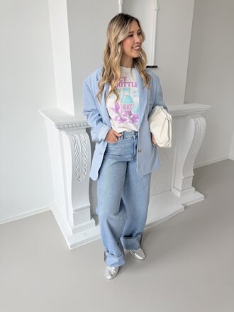 Julia blazer baby blue