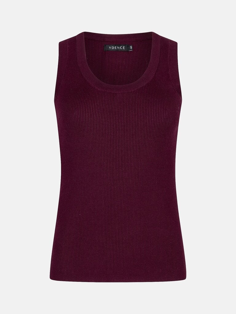Keely top burgundy
