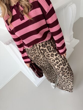 Fien leopard pantalon