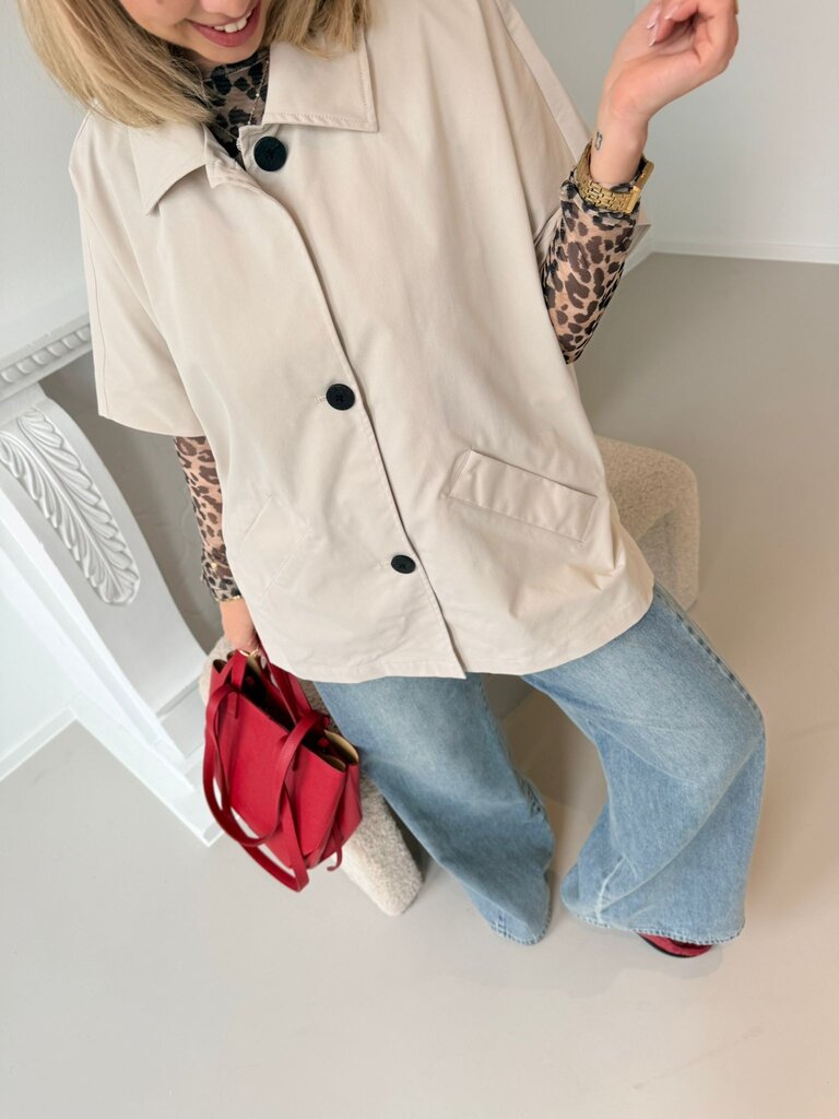 Safran cape beige