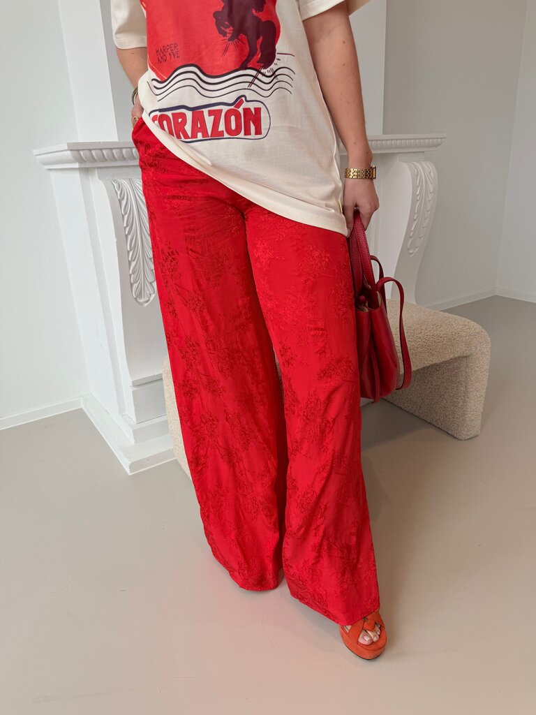 Rosie pants red