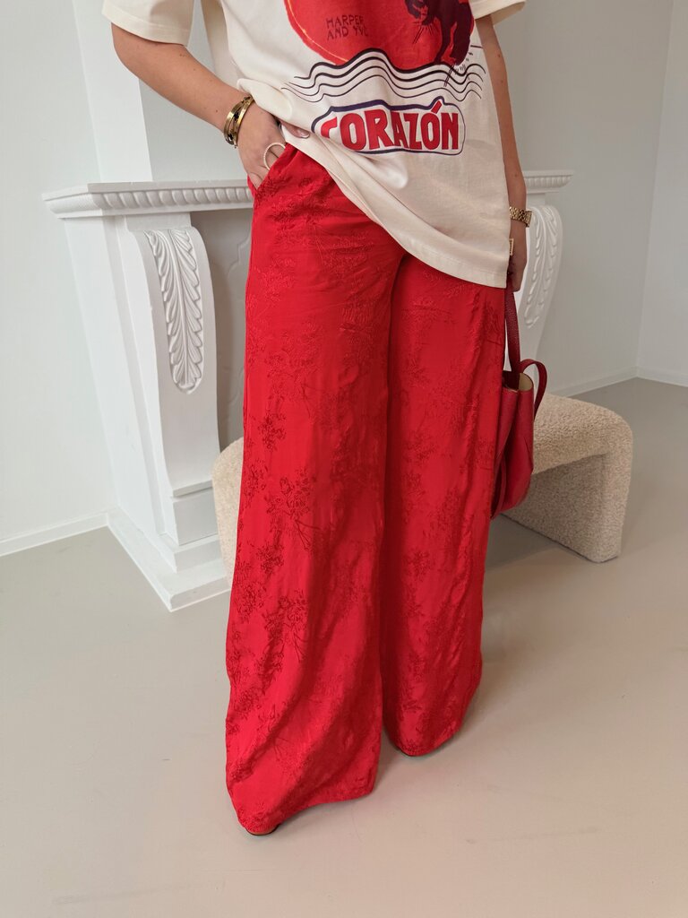 Rosie pants red