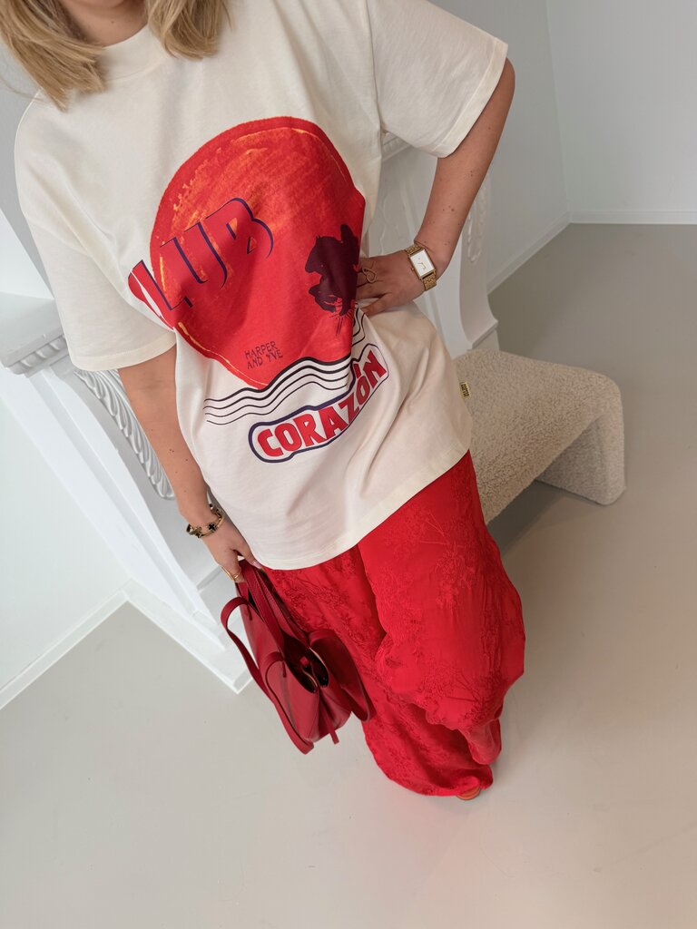 Club corazon t-shirt ecru