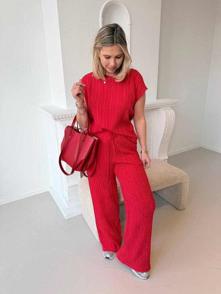 Valse pantalon red