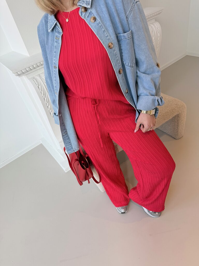 Valse pantalon red