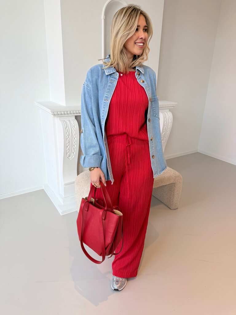 Valse pantalon red