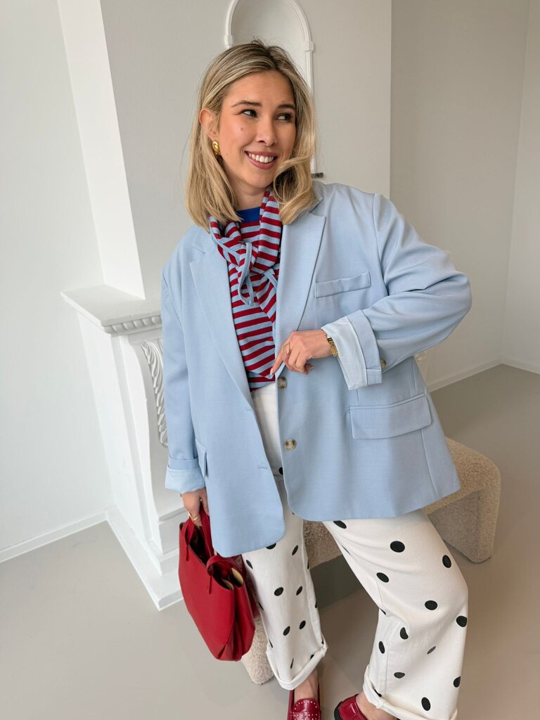 Julia blazer baby blue