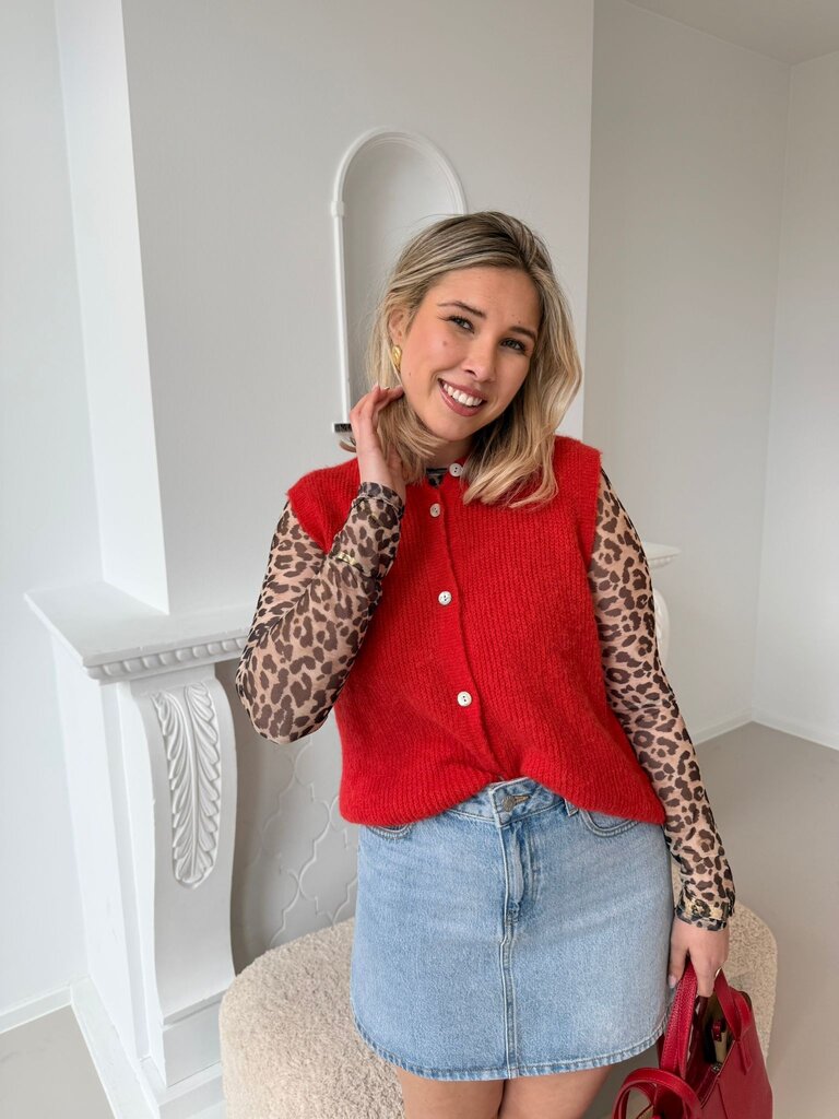 Anaës gilet red