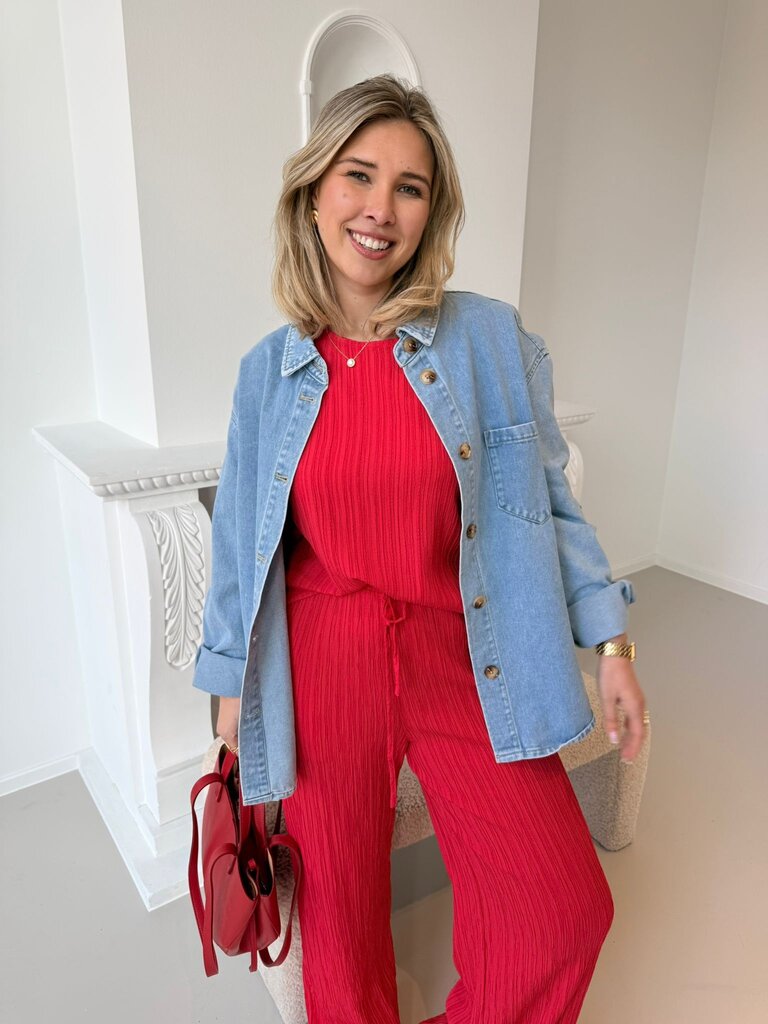 Edith jeans shirt blue