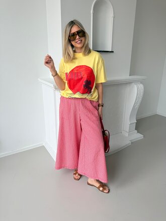 Club corazon t-shirt yellow