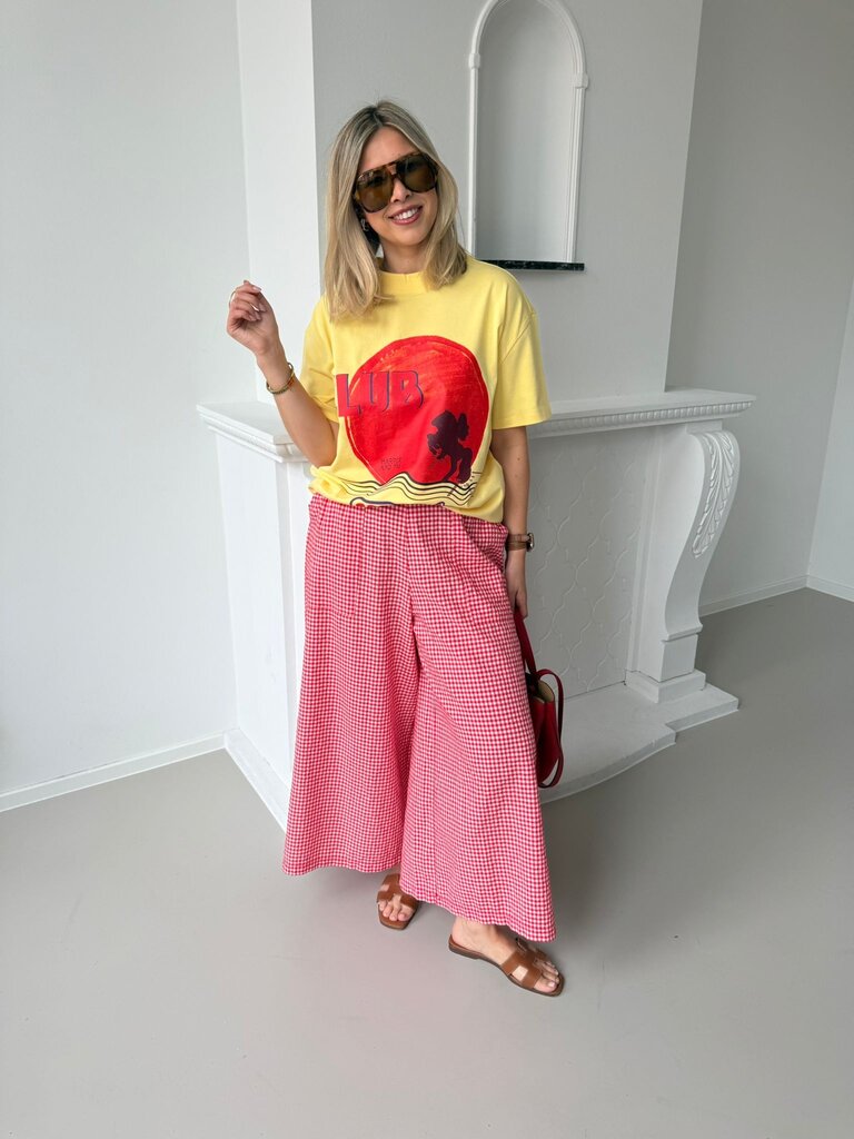 Club corazon t-shirt yellow