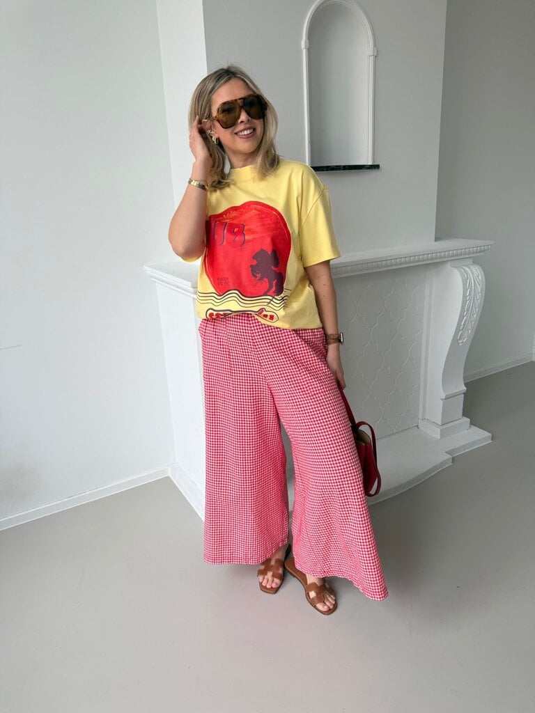 Club corazon t-shirt yellow