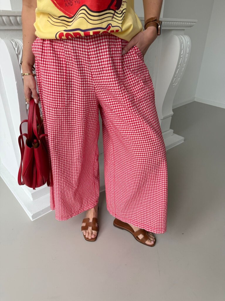 Olivia pantalon red
