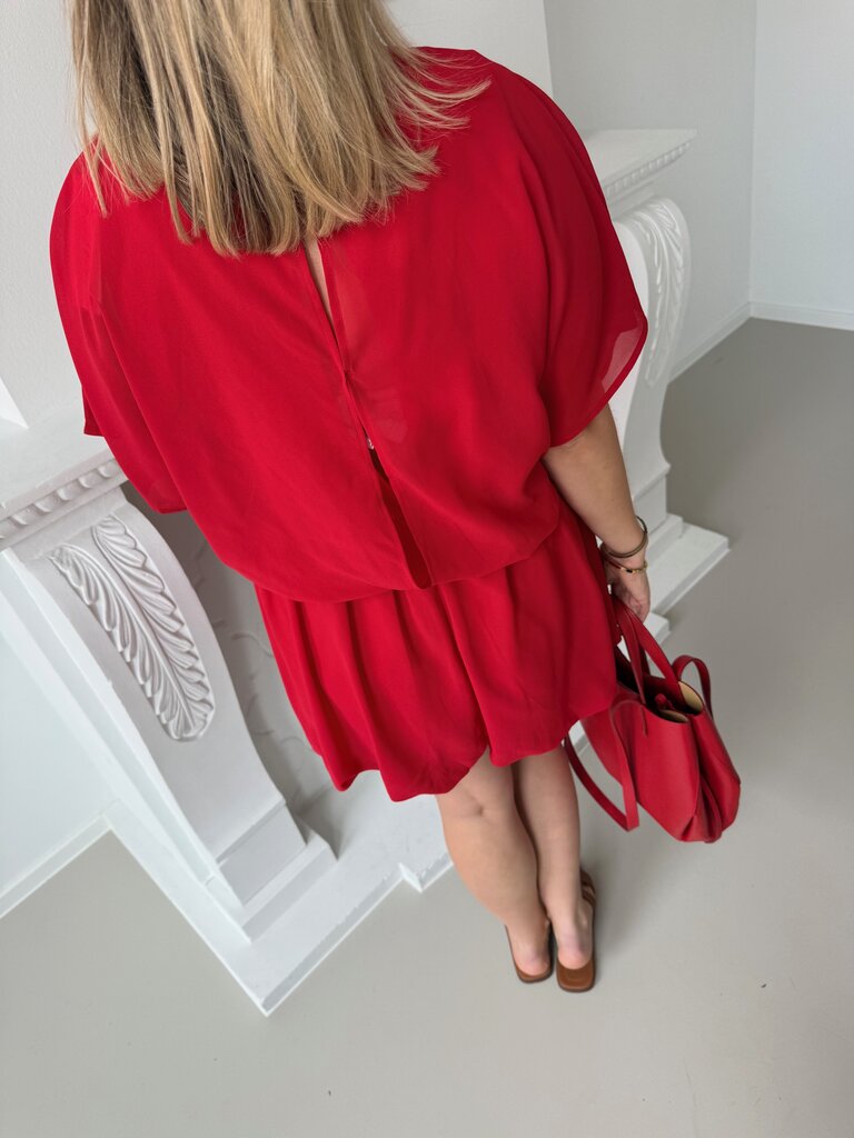 Kikki dress red