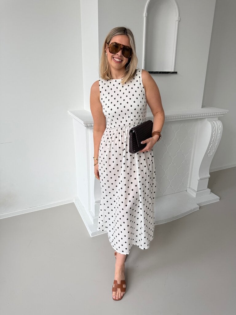 Diego dress polka dots