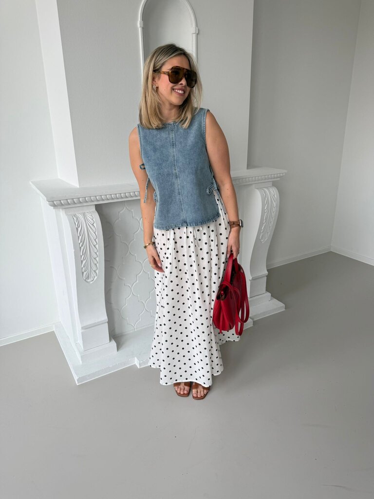 Diego Maxi skirt white/black