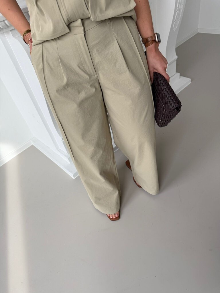 Ada olive wide pants