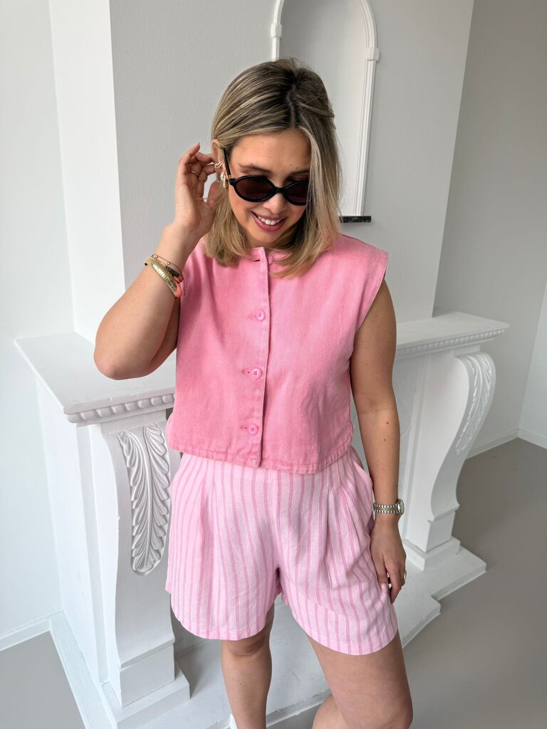 Roza gilet pink