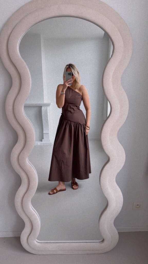 Polly dress brown