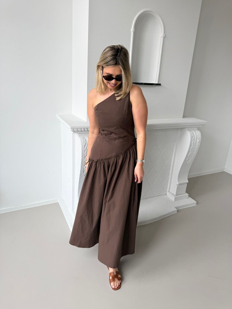 Polly dress brown