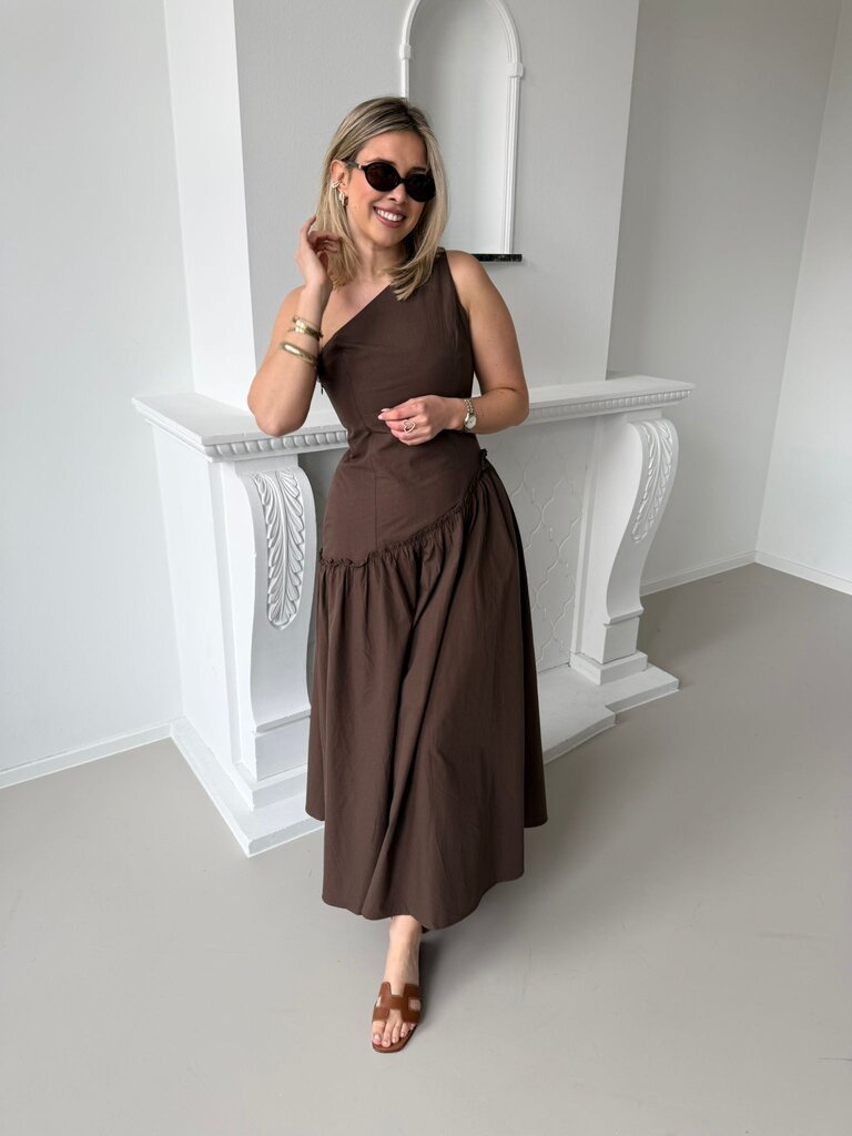Polly dress brown