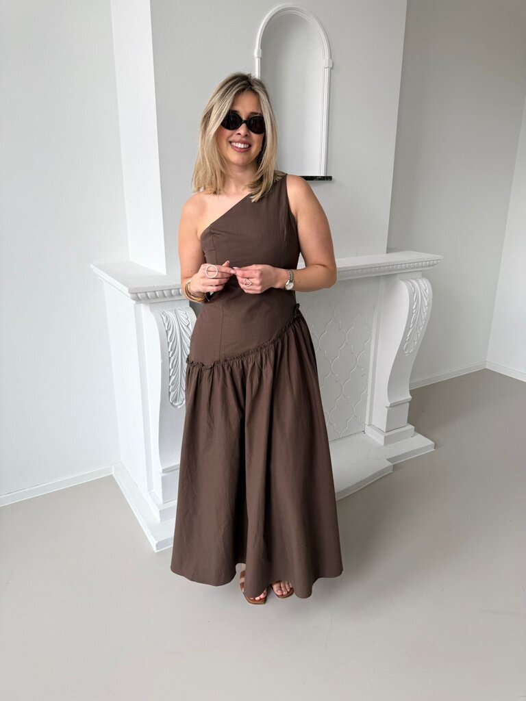Polly dress brown