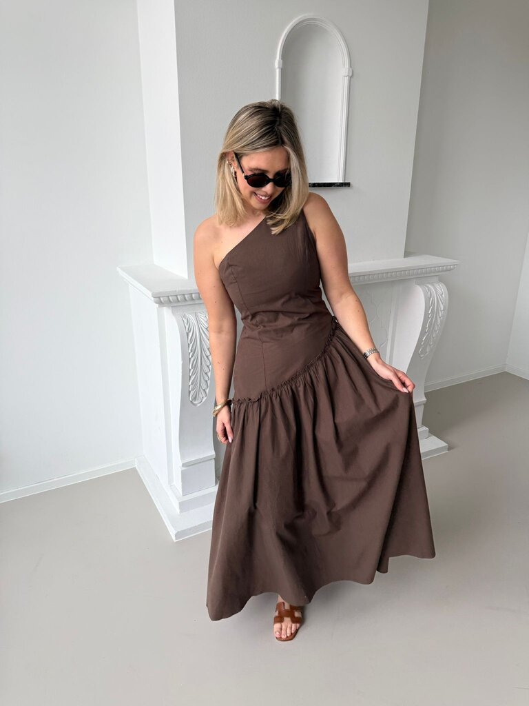Polly dress brown