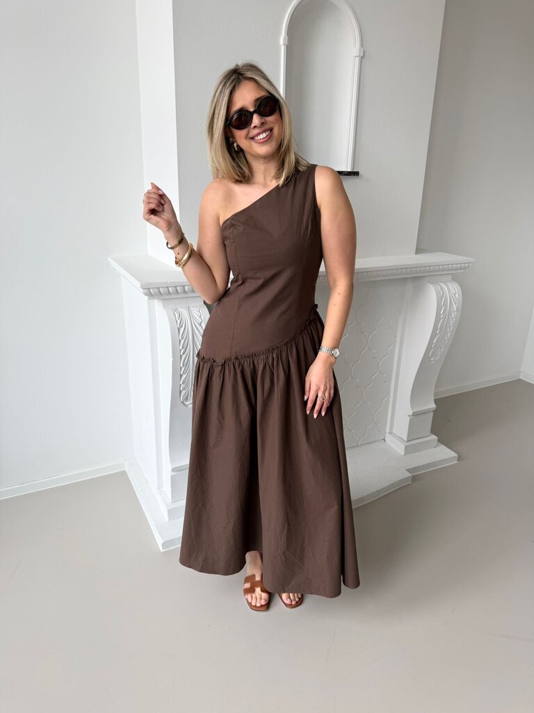 Polly dress brown