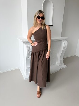 Polly dress brown