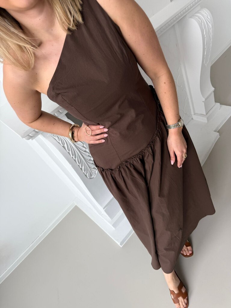 Polly dress brown
