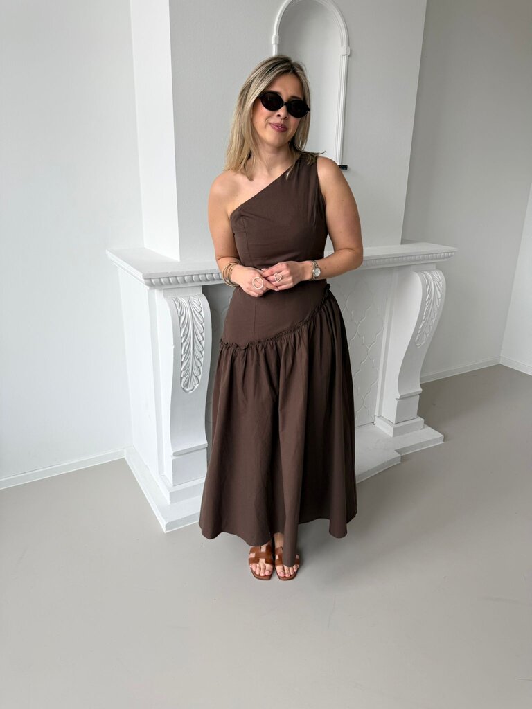 Polly dress brown