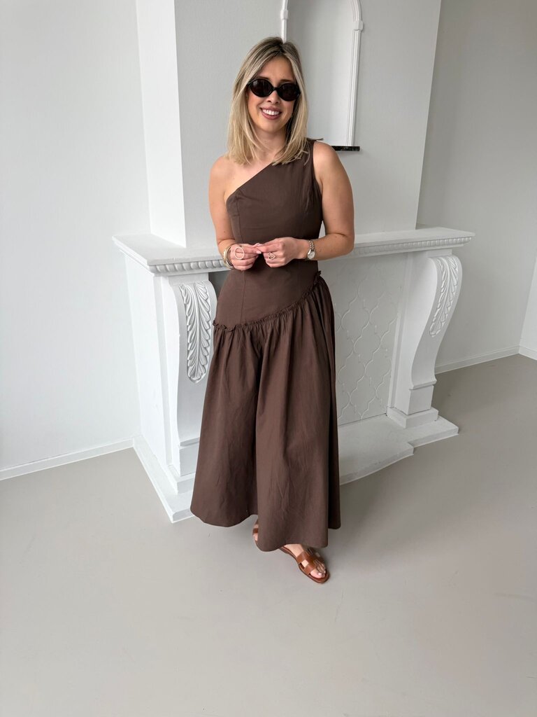Polly dress brown