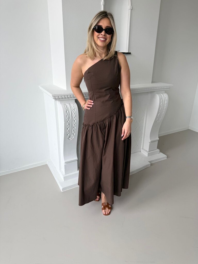 Polly dress brown