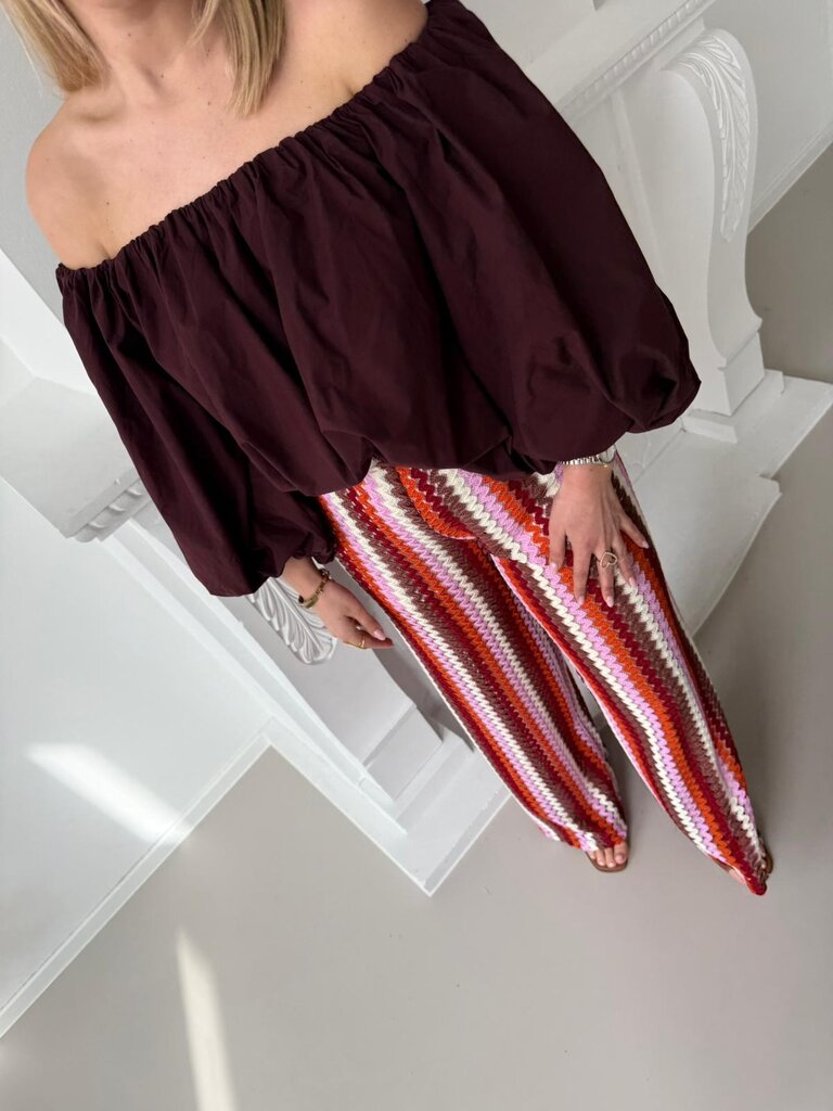 Lauren top wine berry