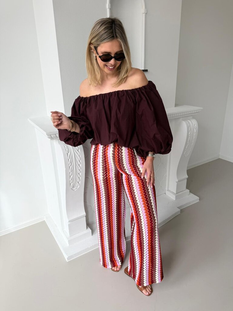 Lauren top wine berry