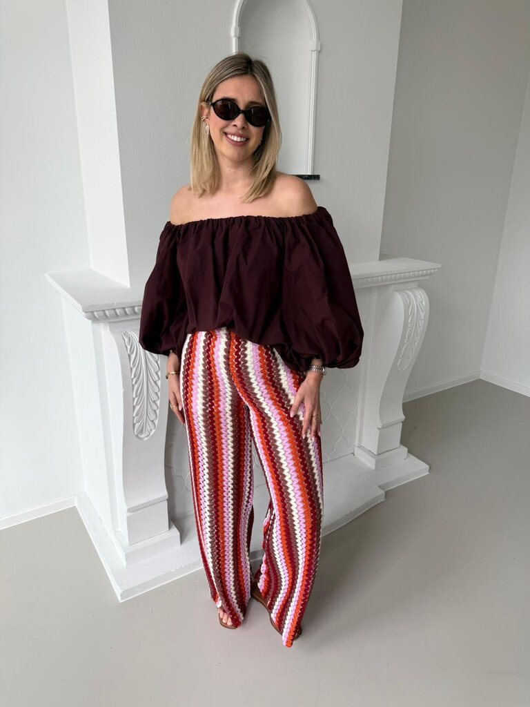 Lauren top wine berry