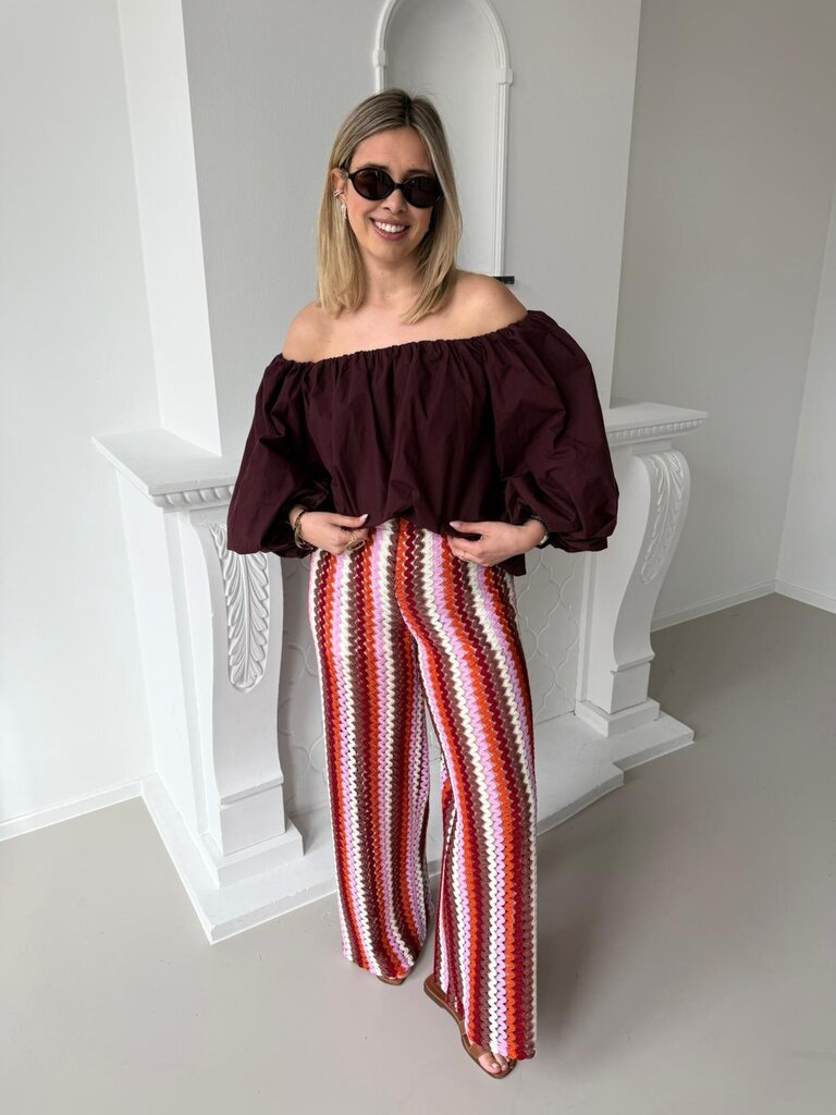 Lauren top wine berry