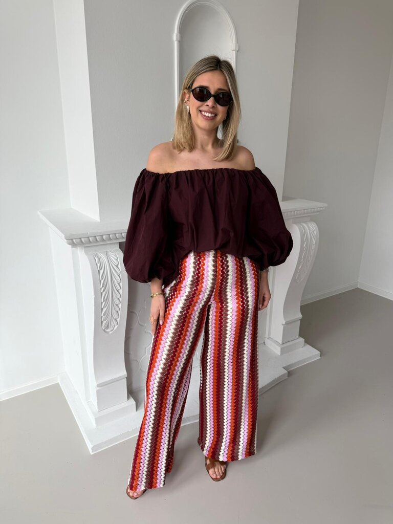 Lauren top wine berry