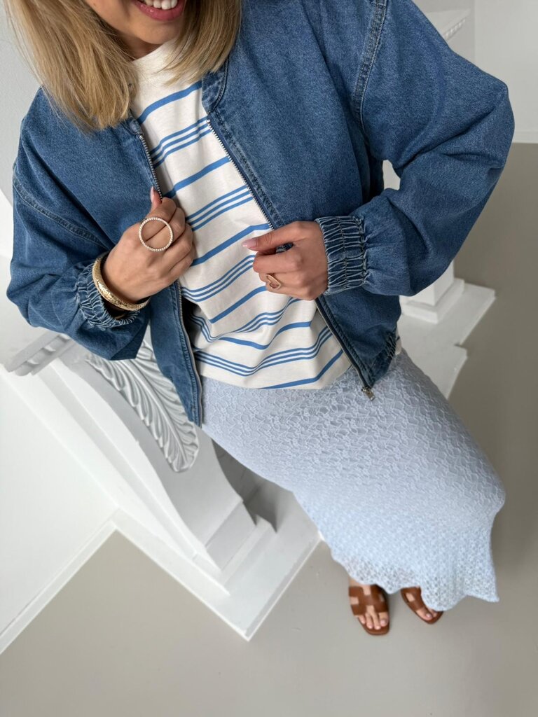 Leila bomber jacket jeans