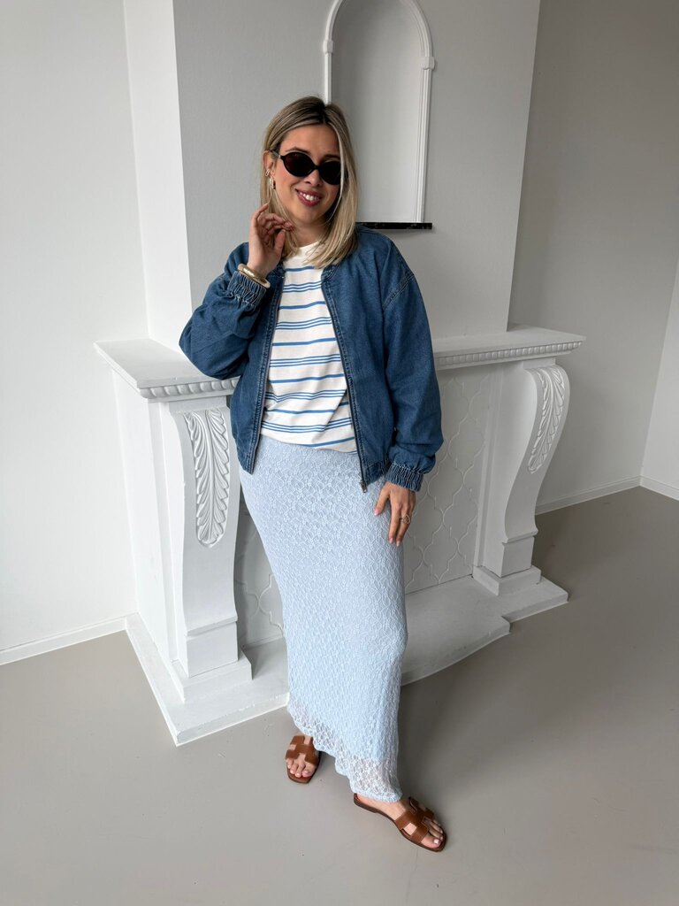 Leila bomber jacket jeans